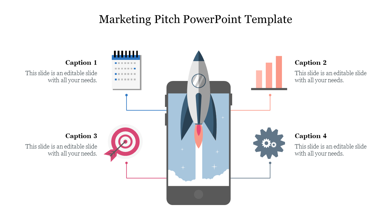 Best Marketing Pitch PowerPoint Template Presentation